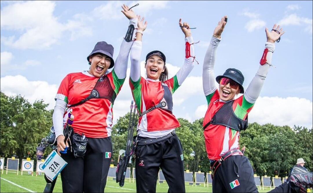 Las arqueras mexicanas consiguieron cuatro plazas para los próximos Juegos Olímpicos / FOTO: @OlimpismoMex