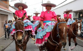 ¡A caballo y con orgullo! Desfile de Independencia en Magdalena Contreras rompe récord