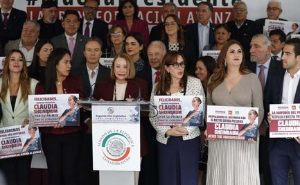 Morena en el Senado refrenda apoyo a Sheinbaum a primer año de su gobierno; “la 4T se profundiza”, celebran