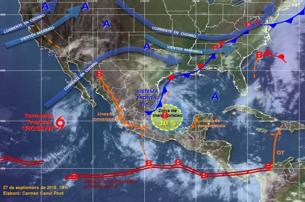 Imagen tomada del SMN