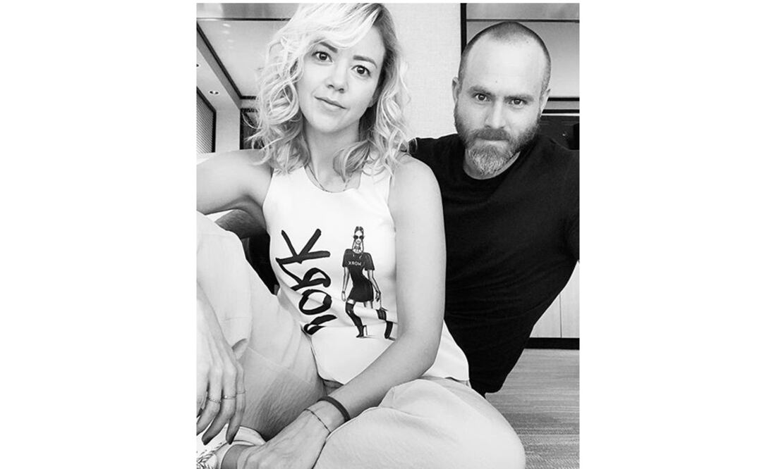 Fernanda Castillo y Erik Hayser. Foto: Instagram