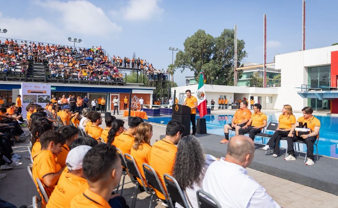 Nuevo León apuesta por alto rendimiento; Samuel García anuncia techumbre para Centro Acuático y renovación total del Parque Niños Héroes. Foto: Especial