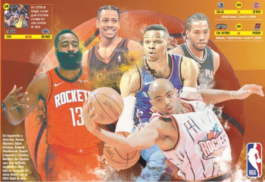 NBA en México cumplirá 30 partidos