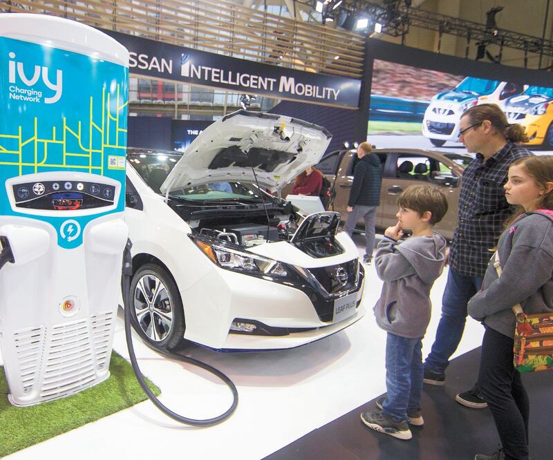 De acuerdo con Nissan, el modelo Leaf es uno de los más vendidos en México, con 600 unidades de 2014 a la fecha. Foto: ARCHIVO EL UNIVERSAL