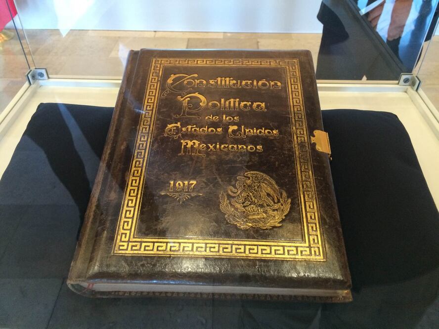 La Cámara de Diputados conmemoró en San Lázaro el 99 aniversario de la promulgación de la Constitución mexicana (JORGE ARCIGA. NOTIMEX)