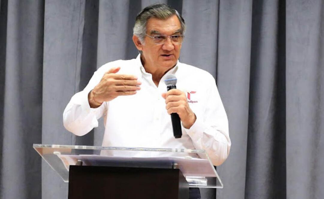 Américo Villarreal Anaya, gobernador de Tamaulipas, condena la agresión a Melanie por parte de su novio durante una fiesta de Halloween. Foto: Especial