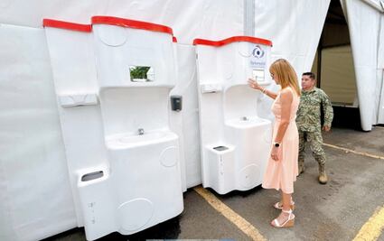 Habilitan centro de recepción temporal para mexicanos deportados en Tapachula, Chiapas