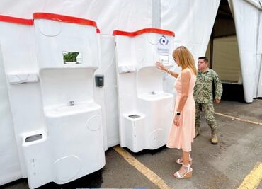 Habilitan centro de recepción temporal para mexicanos deportados en Tapachula, Chiapas