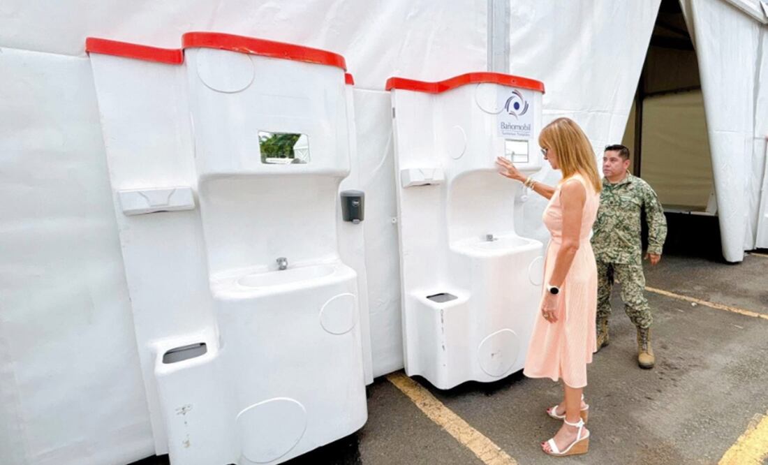 El gobierno federal habilitó un centro de recepción temporal, para acoger a los migrantes mexicanos que son deportados desde los Estados Unidos en Tapachula. Foto: especial