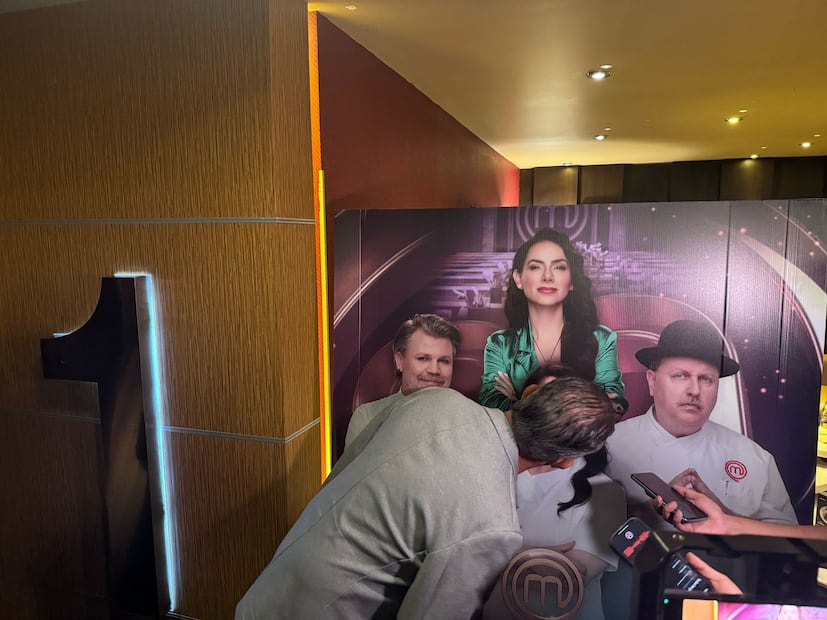 Plutarco Haza durante la premier de MasterChef Celebrity Generaciones. Foto: César González/ EL UNIVERSAL