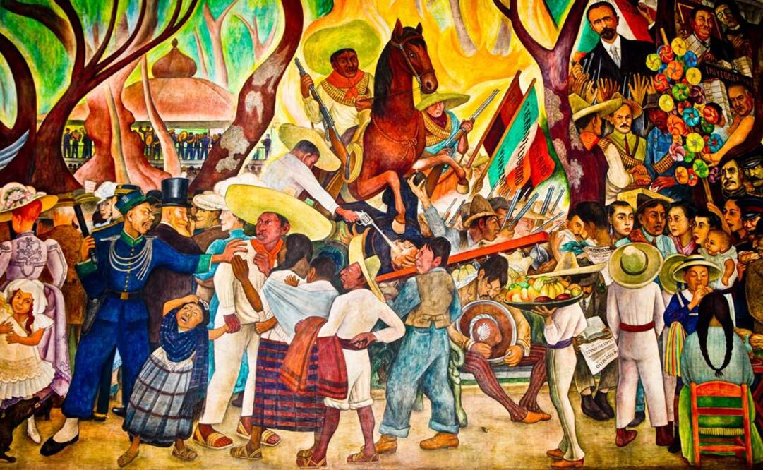 El Museo Mural Diego Rivera conmemorará con diversas actividades en torno al rescate del mural Sueño de una tarde dominical en la Alameda Central. FOTO: Archivo/EL UNIVERSAL.