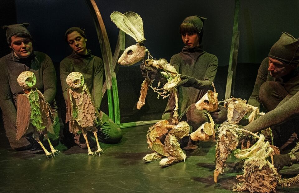 Se trata de una puesta en escena de la compañía estadounidense Concrete Temple Theatre.
Foto:  Stefan Hagen, cortesía