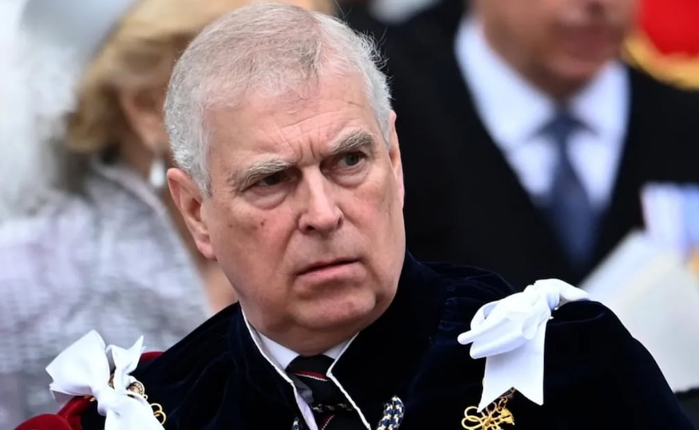 Foto de archivo del entonces príncipe Andrés durante la ceremonia de coronación de Carlos como rey del Reino Unido el 6 de mayo de 2023. Foto: EFE