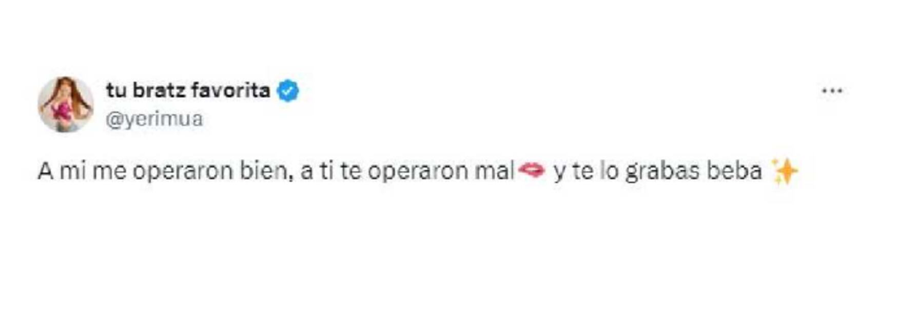 Yeri Mua. Foto: Captura de pantalla