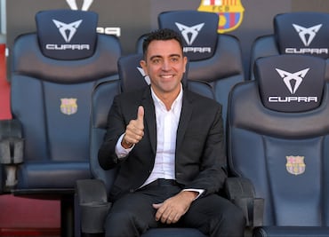 Así fue el primer entrenamiento de Xavi como técnico del Barcelona