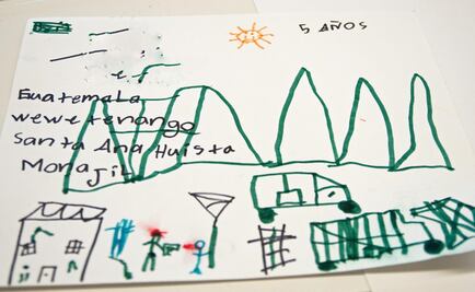 Miedo y esperanza: los dibujos de niños migrantes detenidos en EU