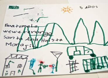 Miedo y esperanza: los dibujos de niños migrantes detenidos en EU