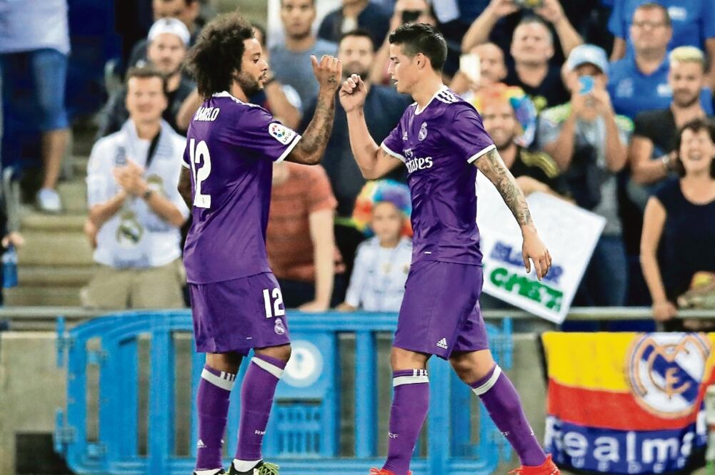 James Rodríguez responde al Real Madrid con un golazo y la victoria (ALBERT GEA. REUTERS)