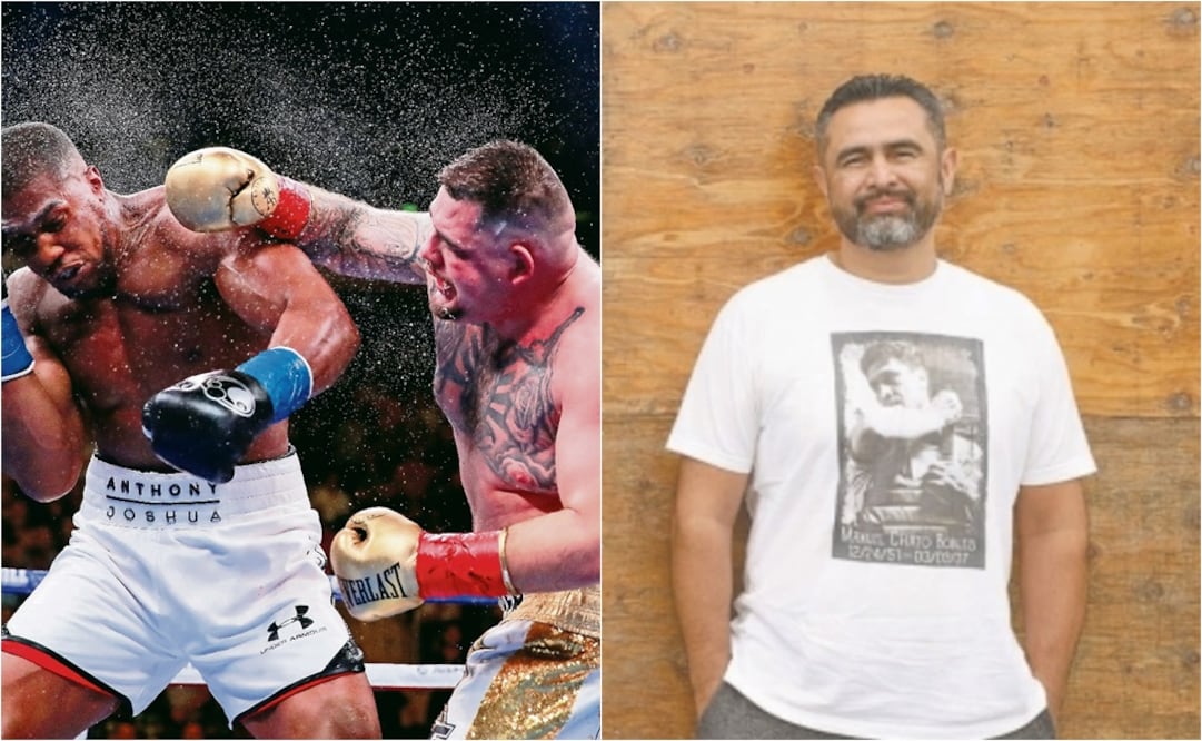 Andy Ruiz during his fight with Anthony Joshua (left) – Photo: Andrew Couldridge/REUTERS / Manny Robles, Ruiz’s coach – Photo: File photo/EL UNIVERSAL