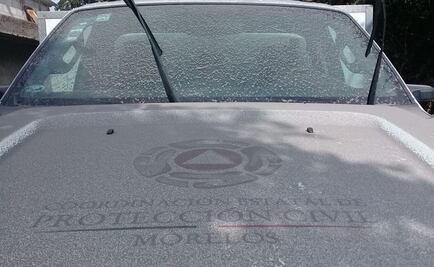 Cae ceniza del Popocatépetl en Morelos y en Puebla 