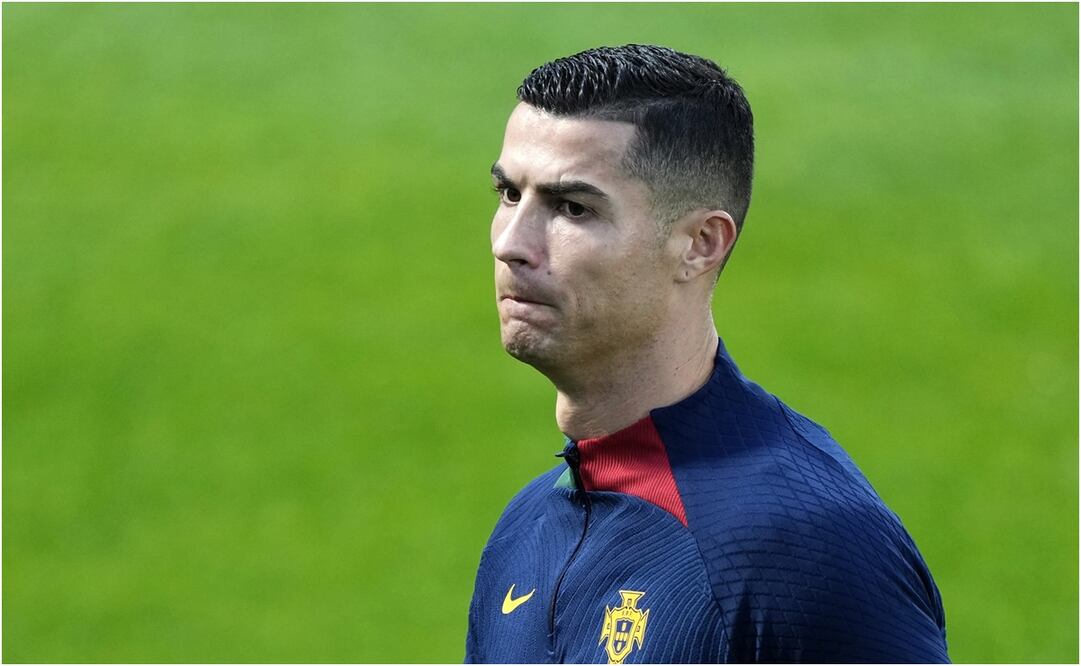 CR7 en entrenamiento con Portugal / FOTO: AP