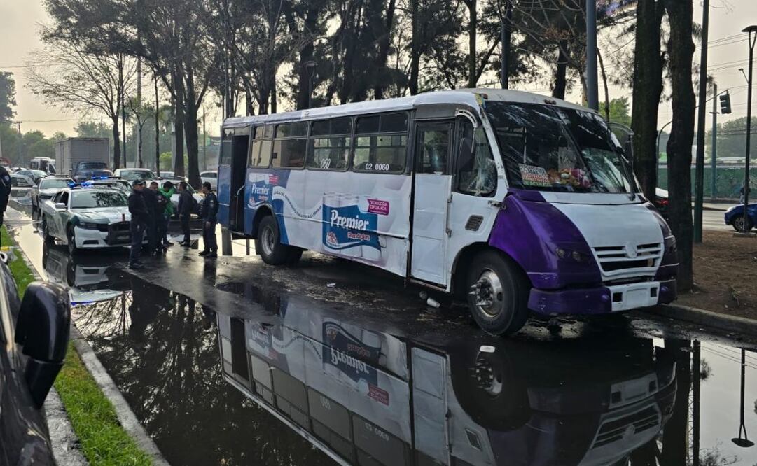 Asalto a transporte público en Churubusco. Foto: Especial
