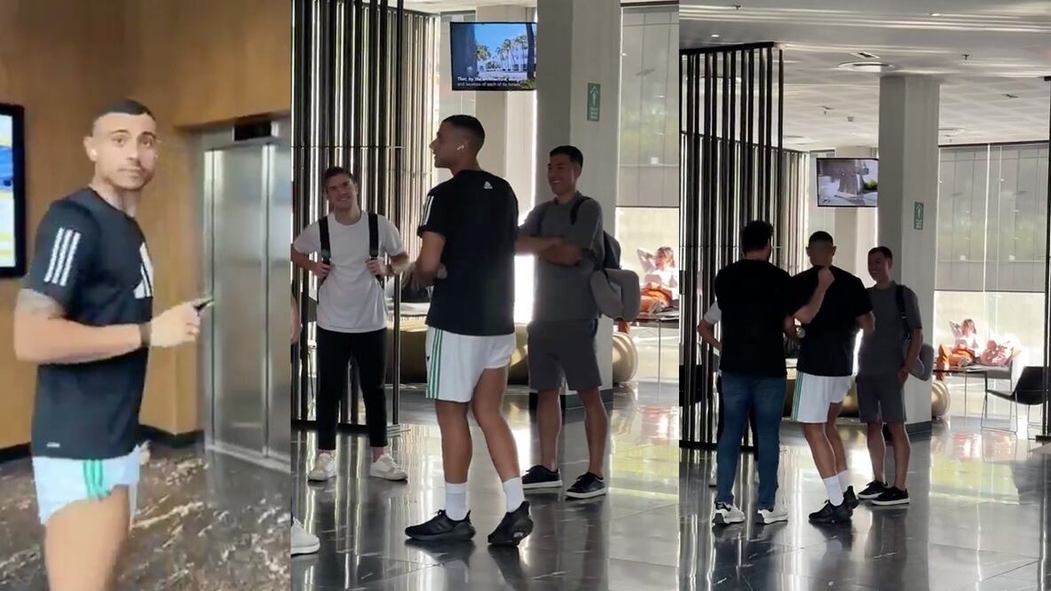 Giorgios Giakoumakis y Andrés Montaño ya se reportaron con Cruz Azul - Foto: Captura de pantalla de Hi! Sports