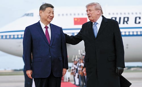 Trump recibe a Xi con honores previo a cumbre
