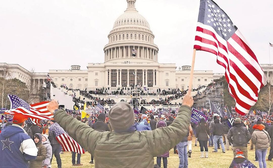 Lamo se basó fundamentalmente en el ataque al Capitolio el pasado 6 de enero por seguidores del ahora expresidente Donald Trump. Foto: EFE