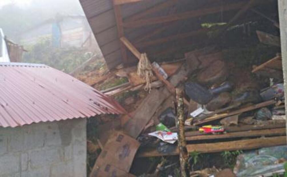 Deslizamiento de una ladera deja cinco niños muertos en Chiapas