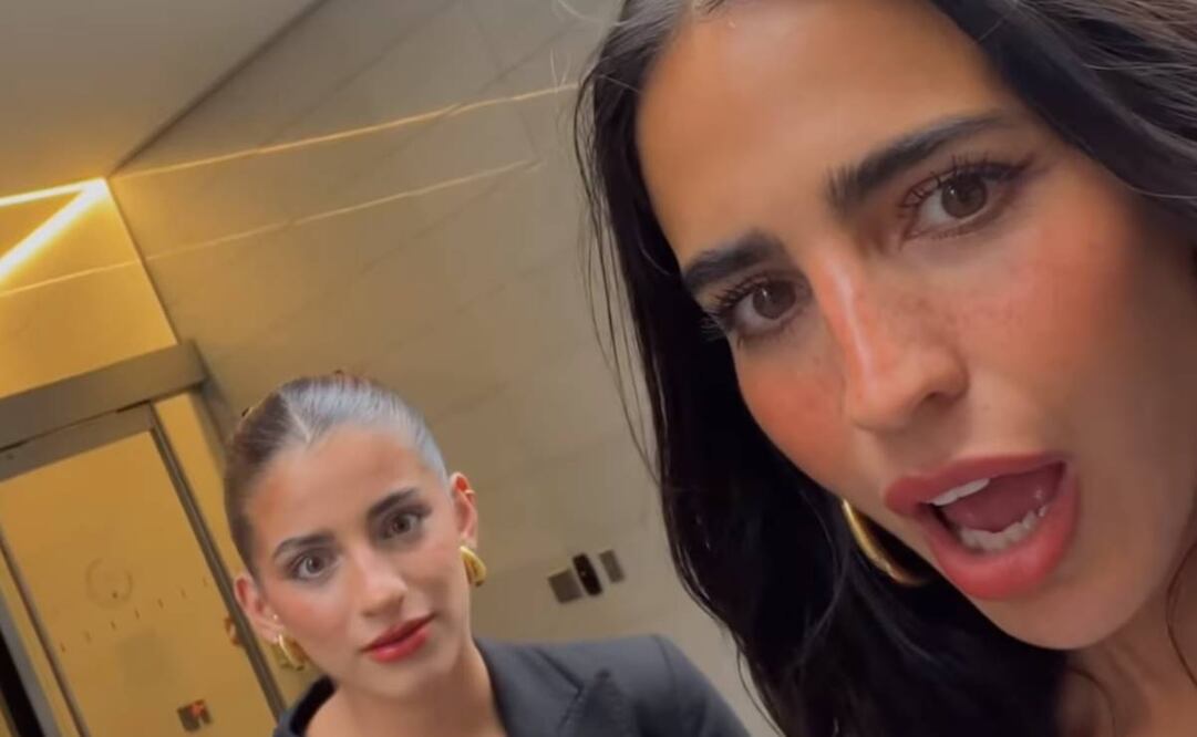 La cara que pusieron Bárbara de Regil y su hija Mar ante el acoso que sufrió la actriz en Nueva York.