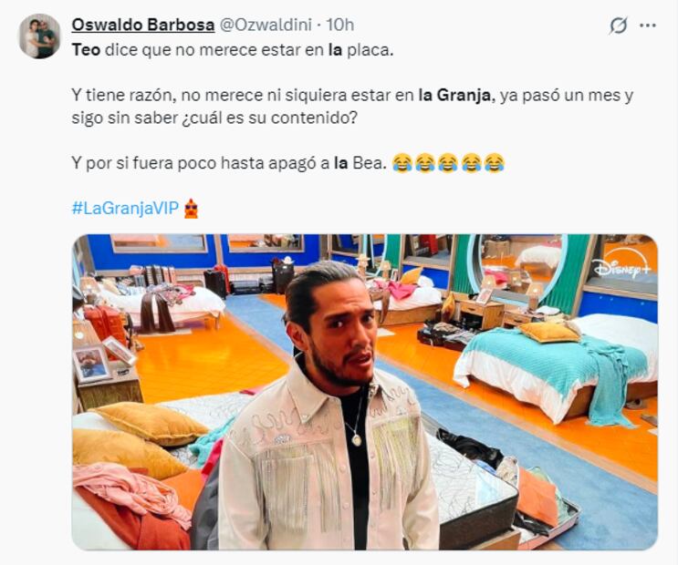 Memes de la quinta noche de traición en La Granja VIP. Foto: X