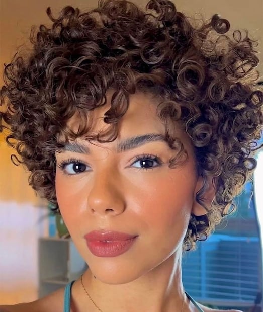 Corte cabello Pixie. Foto: Instagram @catalogo_de_cachos