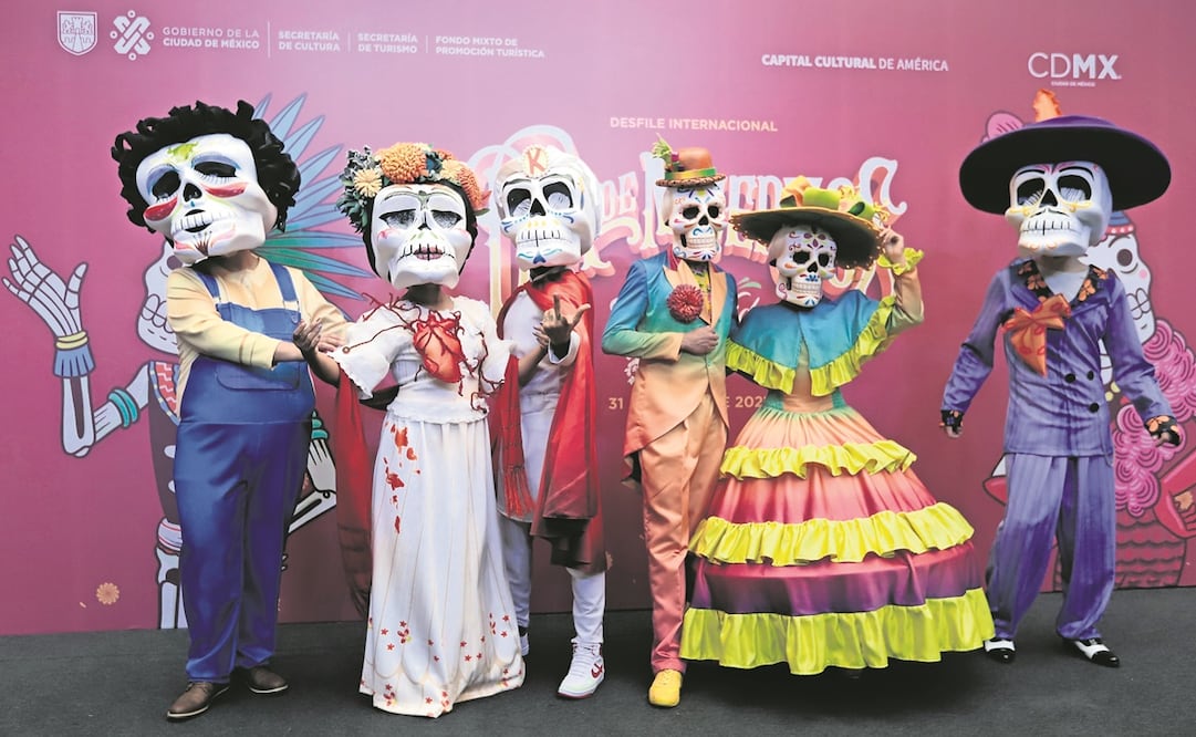 El Desfile Internacional del Día de Muertos Celebrando a la Vida, también hará referencia a la conmemoración de los 500 años de Tenochtitlán. Foto: Berenice Fregoso. EL UNIVERSAL