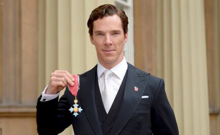 Cumberbatch recibe medalla del Imperio Británico