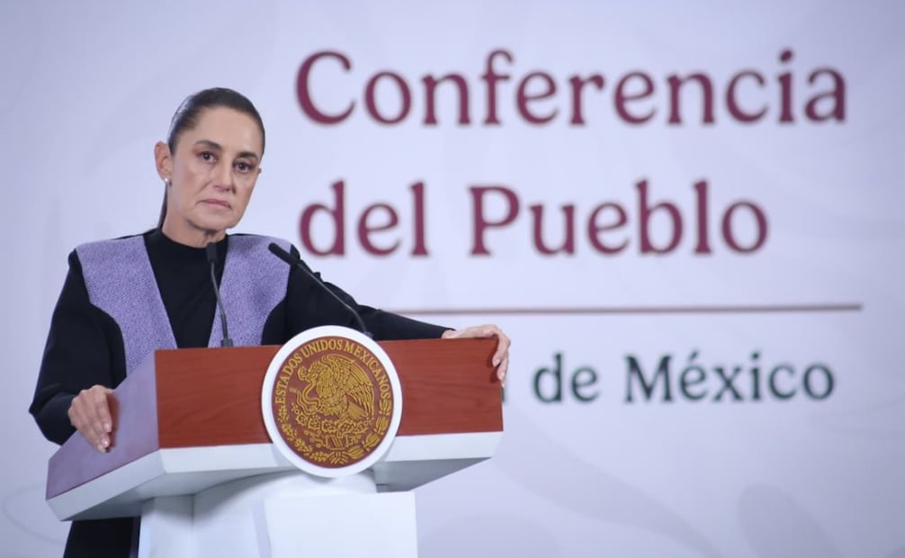 Conferencia matutina de la presidenta Claudia Sheinbaum Pardo en Palacio Nacional el 26 de marzo de 2026. Foto: Luis Camacho/ EL UNIVERSAL