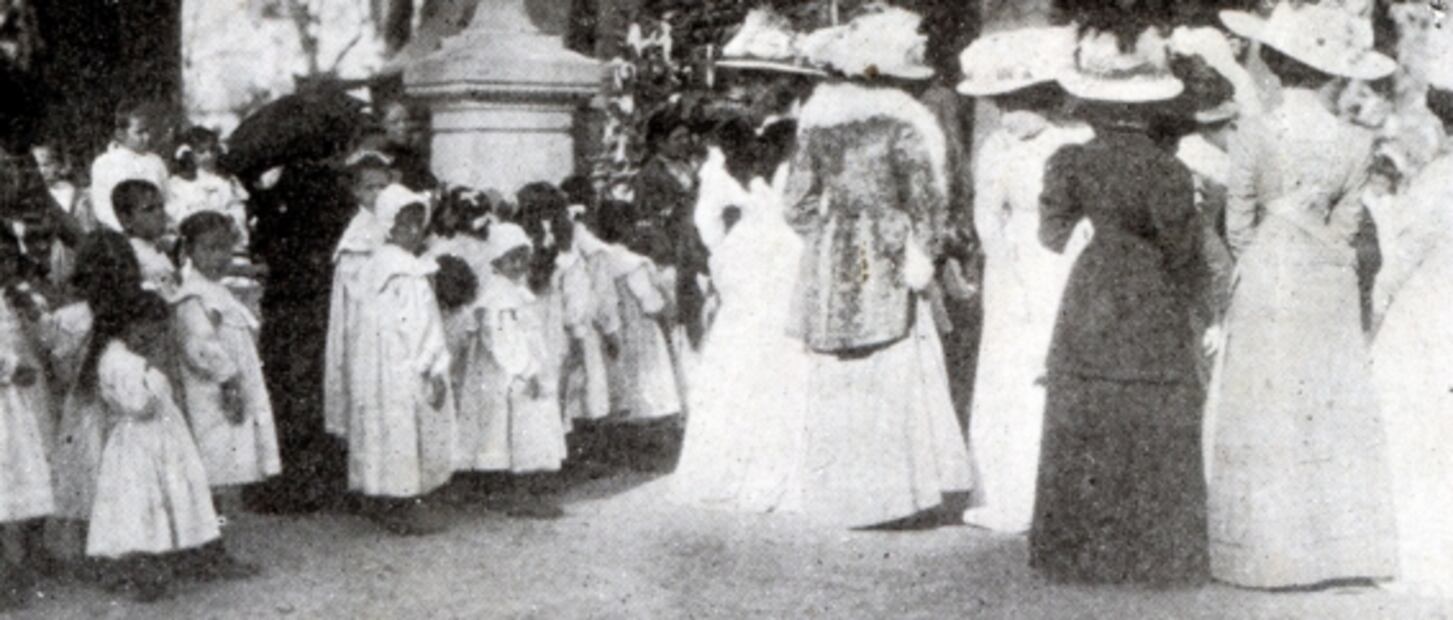 Cuando se daba de comer en diciembre en la Alameda