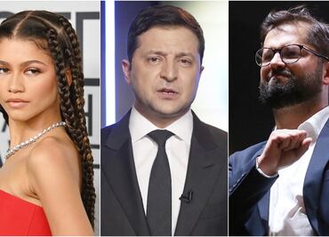 Zendaya, Zelensky y Boric, entre los más influyentes del mundo, según Time