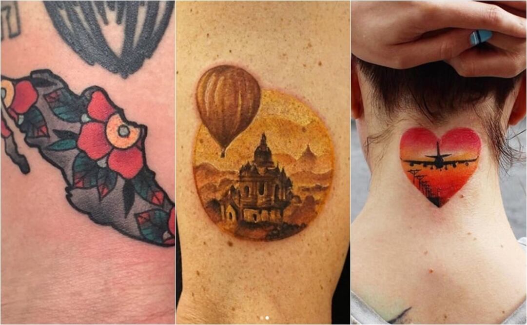Llevar los viajes realizados en la piel es una forma original de recordarlos siempre. [Fotos: Instagram @inkinctv]
