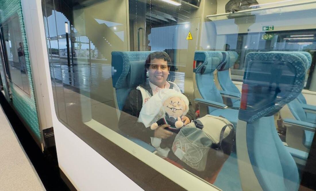 Arranca primer viaje con turistas en el Tren Maya. Foto: @TrenMayaMx