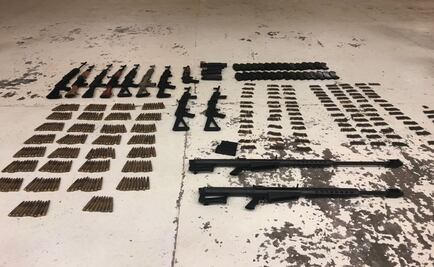Militares aseguran 21 mil litros de hidrocarburo y armas en Reynosa