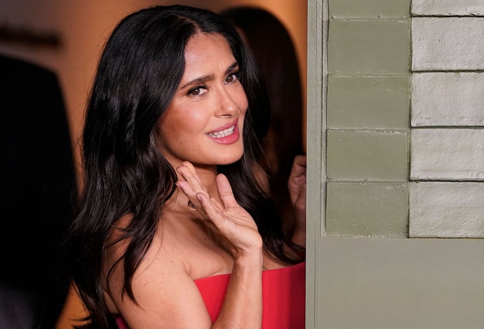 Salma Hayek en el Museo de Arte Moderno en Nueva York.
Foto: AFP