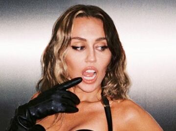 Miley Cyrus se llevó todas las miradas con outfit total black