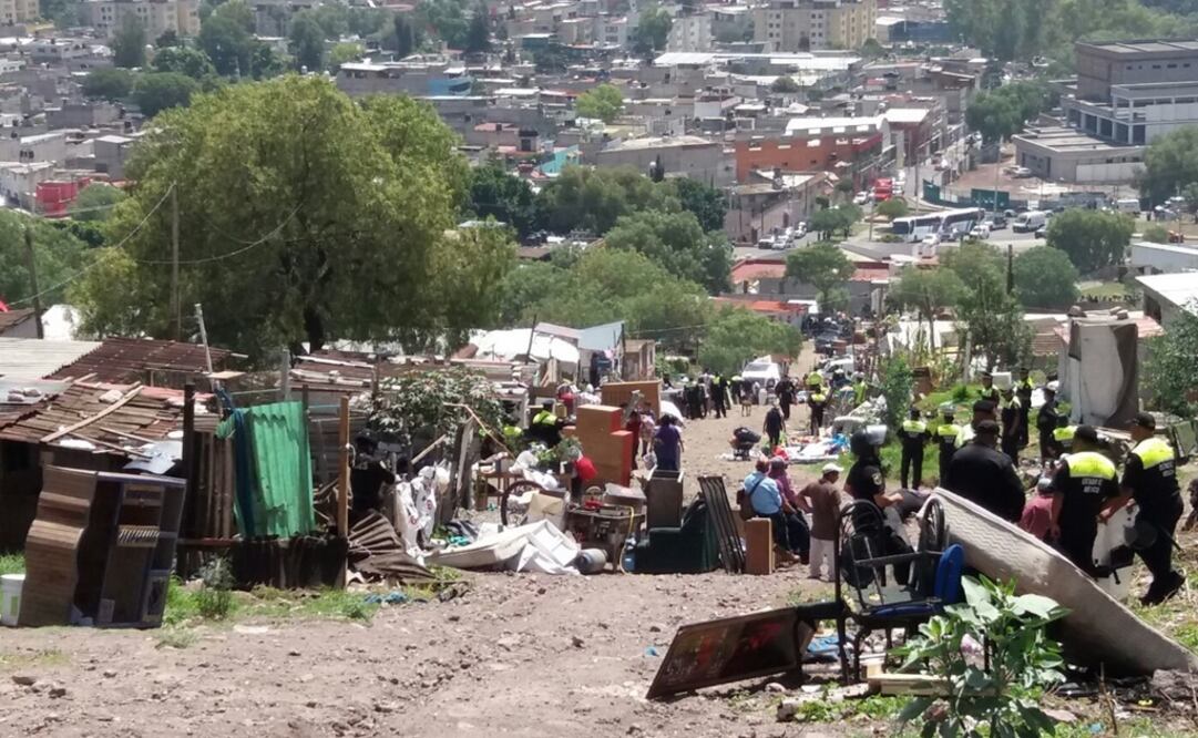 Desalojados piden que gobierno les ceda el predio El Risco 