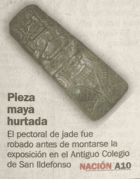La historia del robo del pectoral de jade maya de Honduras que aún sigue desaparecido