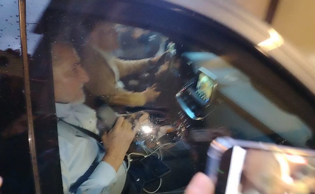 El senador Adán Augusto López llega a Palacio Nacional para reunirse con la presidenta Claudia Sheinbaum (18/08/25). Foto: Eduardo Dina/ EL UNIVERSAL