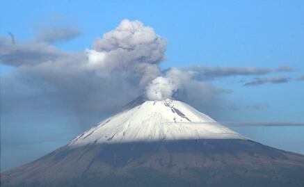 Popocatépetl registra al menos 5 explosiones la mañana de este jueves