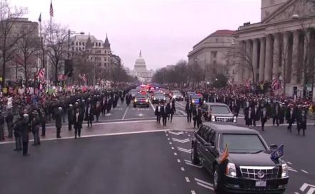 Minuto por minuto. La investidura presidencial de Donald Trump