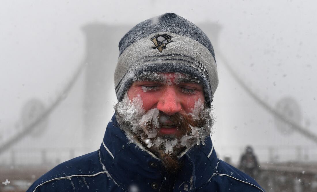 Ola de frío en EU puede congelar la piel en dos minutos