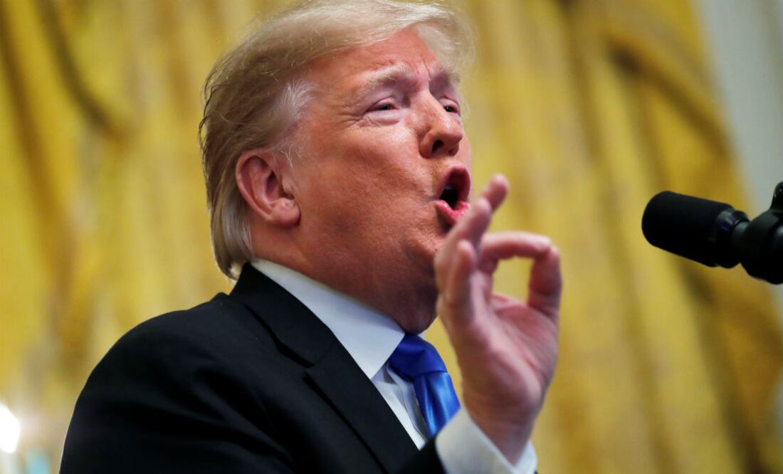 El presidente de Estados Unidos, Donald Trump dijo que no se puede permitir la violencia política en Estados Unidos y que está comprometido en detenerla. FOTO: Reuters